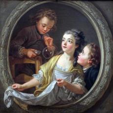 Bubble Fun for everyone! by Charles Amédée Philippe Vanloo