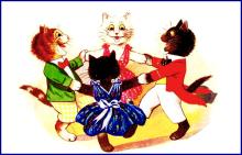 We're doing a Happy Dance! by Louis Wain