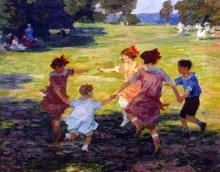 Ring around the Rosy! by Edward Henry Potthast